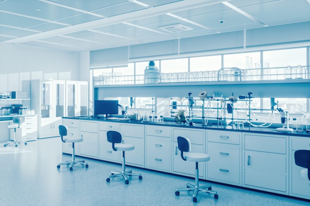 The results of the inside of a laboratory as part of our FM case study.